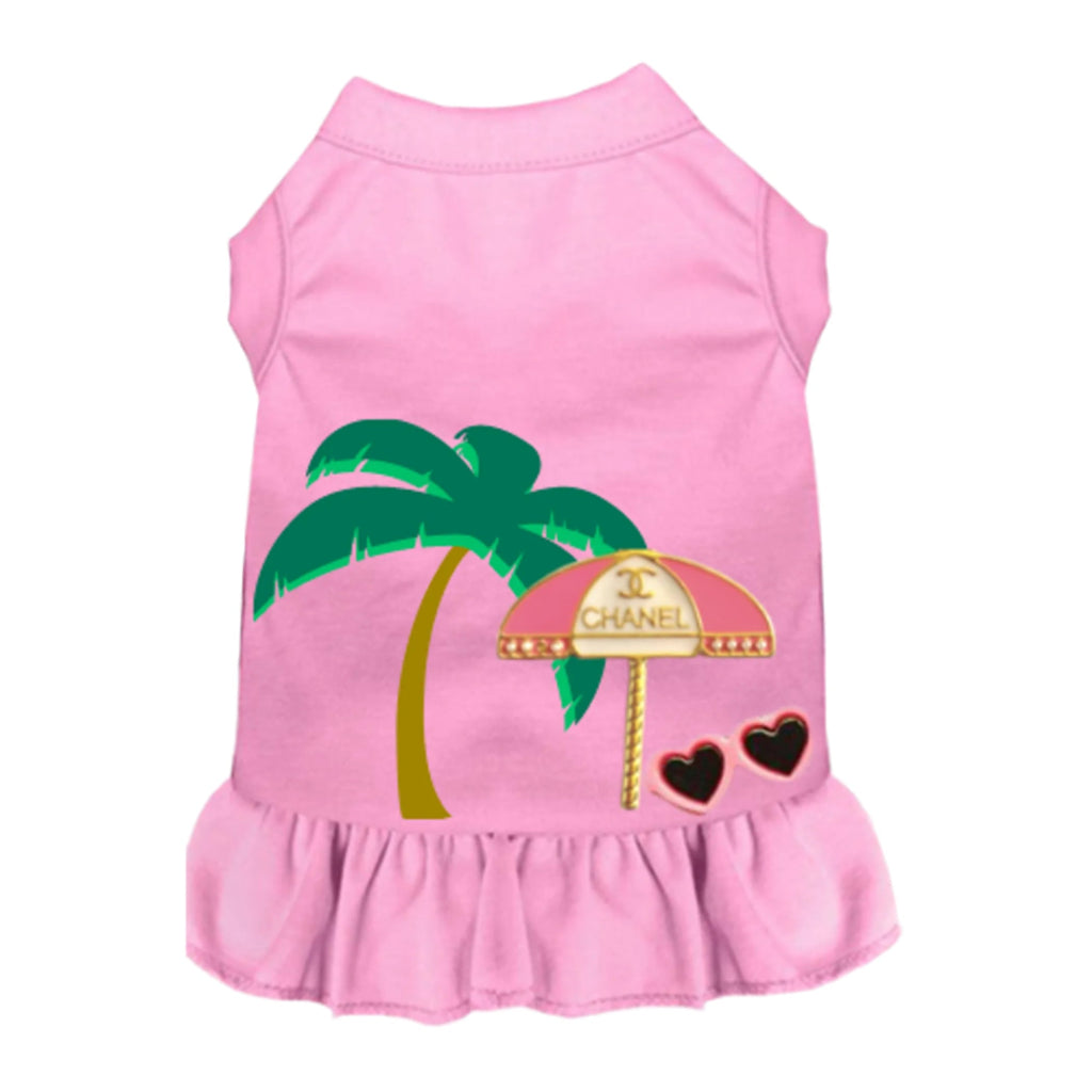 My CC Summer Vacation Dress for Dogs - Bark Fifth Avenue pink