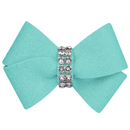 Nouveau Bow Hair Accessory for Dogs - Susan Lanci Designs tiffi blue
