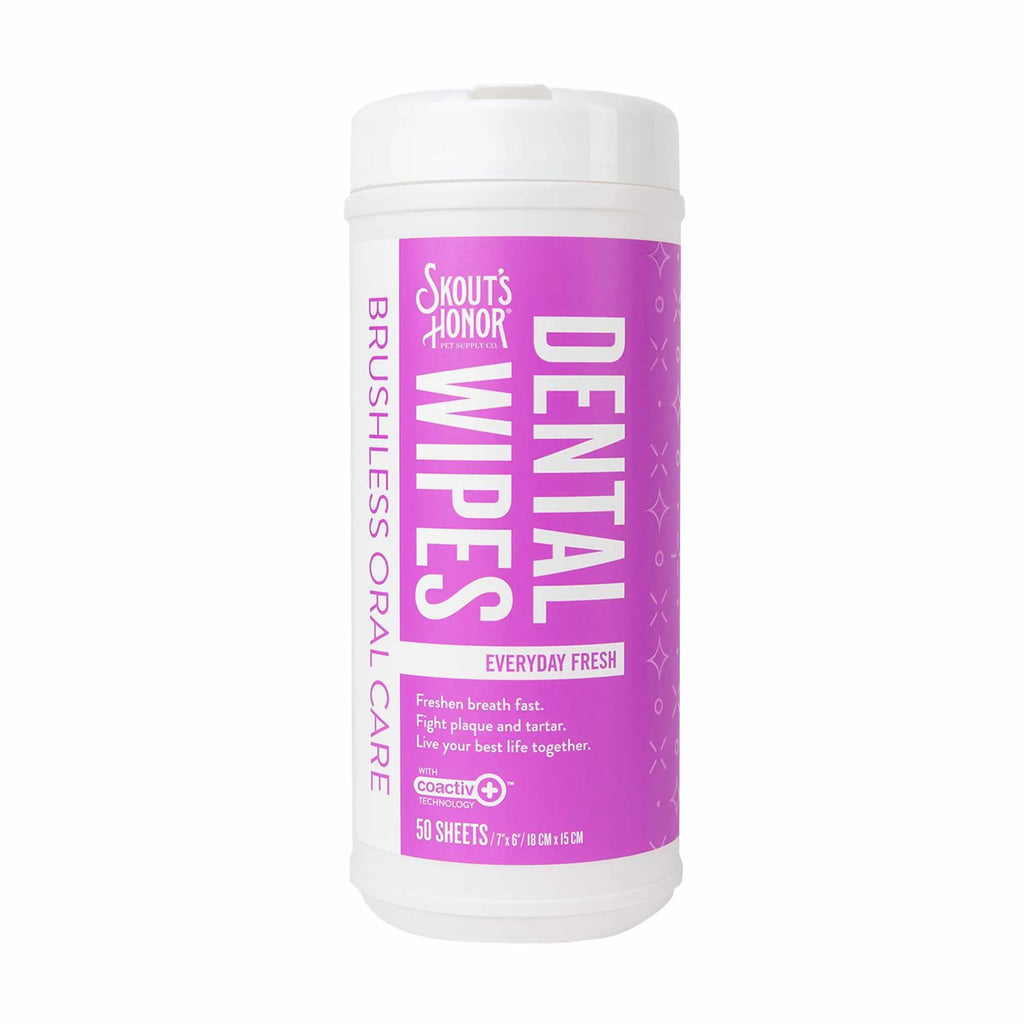 Oral Care Dental Wipes for Dogs - 50ct - Skout's Honor