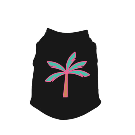 Palm Tree Tank Top for Dogs - Bark Fifth Avenue black