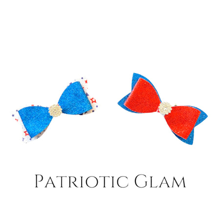 Patriotic Hair Clips for Dogs - Stars & Stripes - Bark Fifth Avenue glam