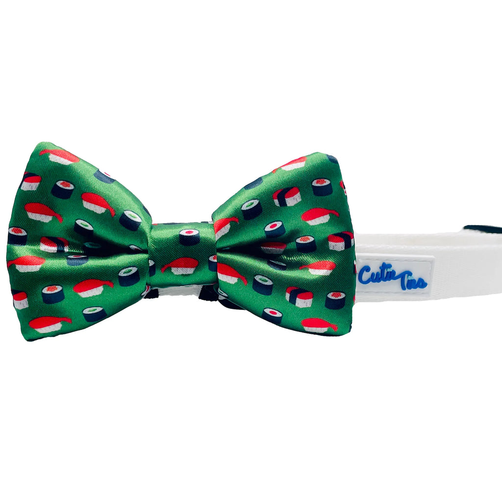 Patriotic and More Dog Bow Tie - Cutie Ties green