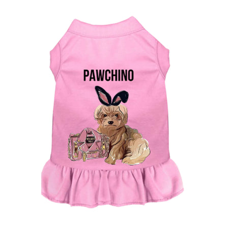 Pawchino Dress for Dogs - Bark Fifth Avenue pink