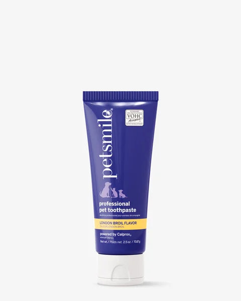 Petsmile professional pet toothpaste tube on a white background