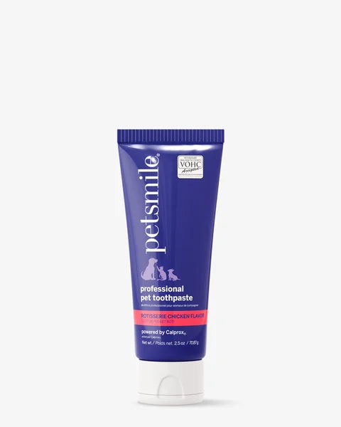 Petsmile professional pet toothpaste tube on a white background