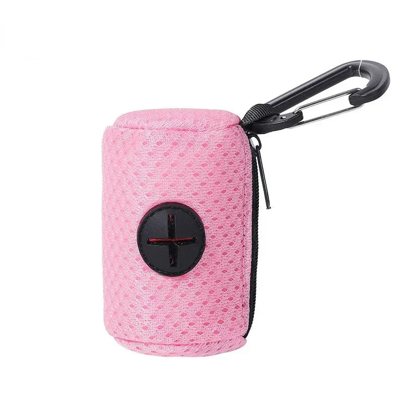 Convenient Dog Poop Bag Dispenser - Easy Hanging Holder for Clean Walks PINK - Dog Store Online