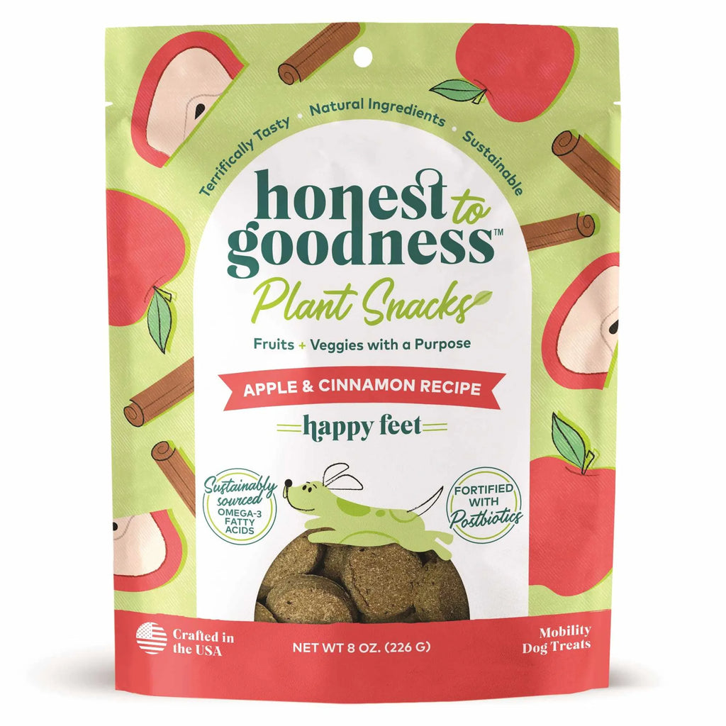 Plant-Based Apple & Cinnamon Recipe Dog Treats - 8oz - Honest To Goodness(TM)