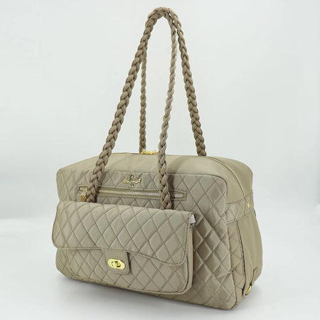 Porsha Dog Carrier - Hello Doggie Inc. tan