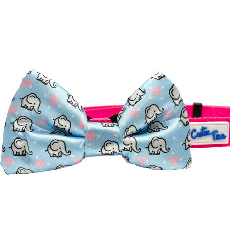 Seasonal and More Dog Bow Tie - Cutie Ties elephant