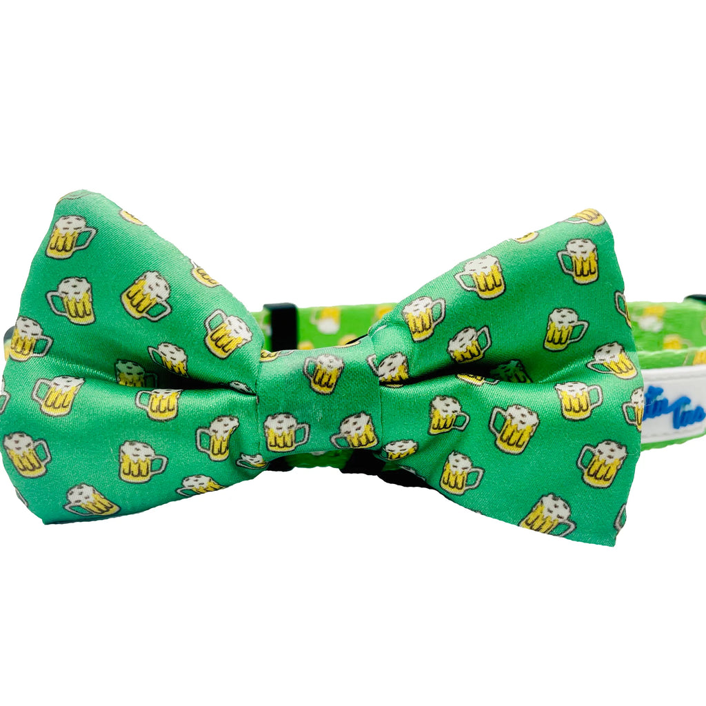Seasonal and More Dog Bow Tie - Cutie Ties green beer
