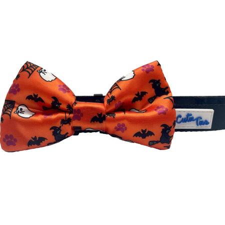 Seasonal and More Dog Bow Tie - Cutie Ties halloween orange