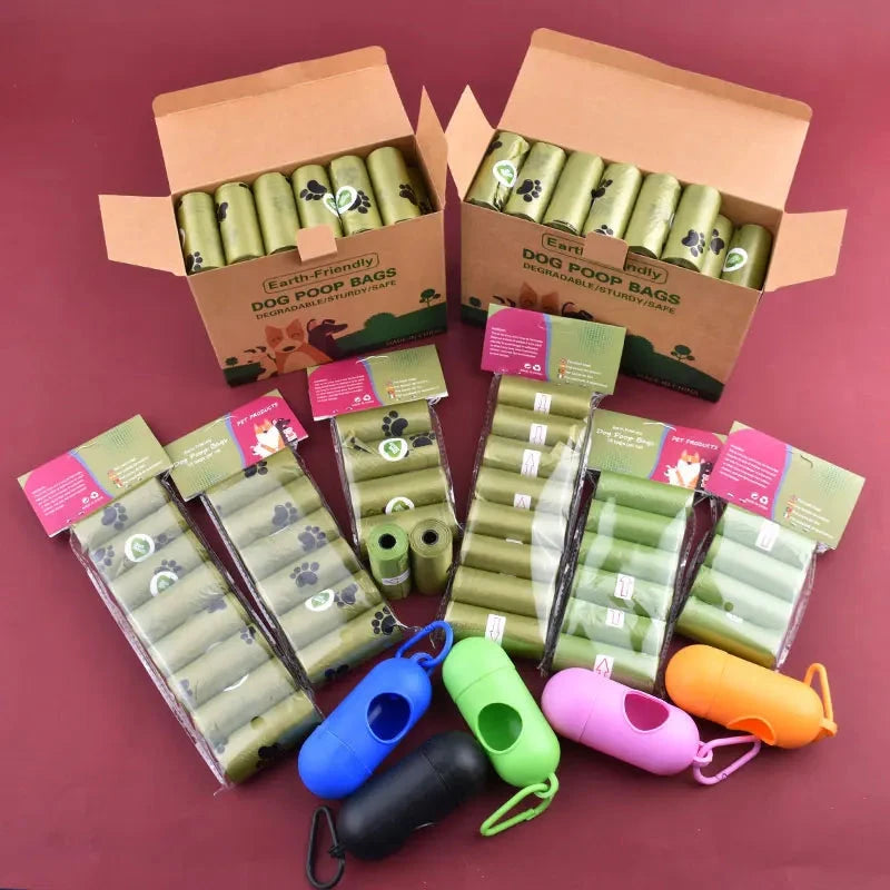 Eco-Friendly Scented Dog Poop Bags - Biodegradable Dog Waste Bags with Dispenser - Dog Store Online