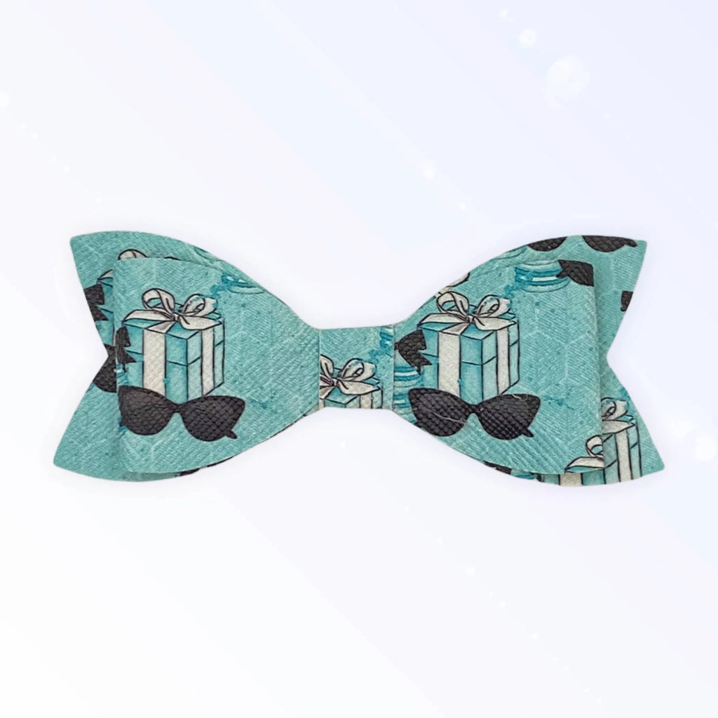 Sniffany Elegant Bows for Dogs - Teal / Turquoise - Bark Fifth Avenue 3