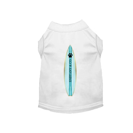 Sniffany & Surf Dog Shirt - Bark Fifth Avenue white
