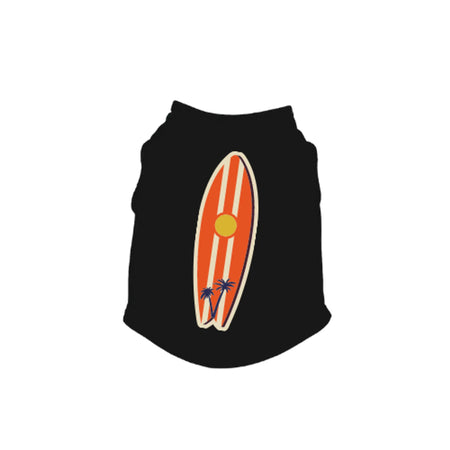 Surfer Dog Tank Top - Bark Fifth Avenue black