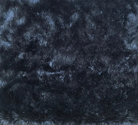 Close-up of dark blue textured fabric
