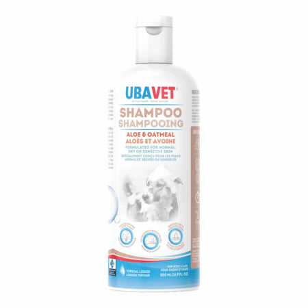 UBAVET shampoo bottle on a white background