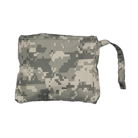 Camouflage bag on a white background
