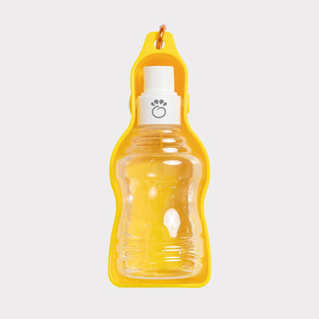 Water Bottle for Dogs - 8 oz - GF Pet yellow