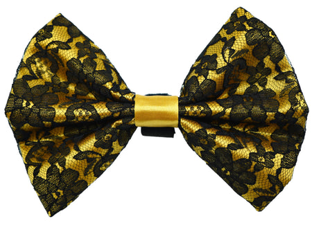 Wedding Satin Bow Tie with Velcro Fastener for Dogs - Pets Ribbons 1