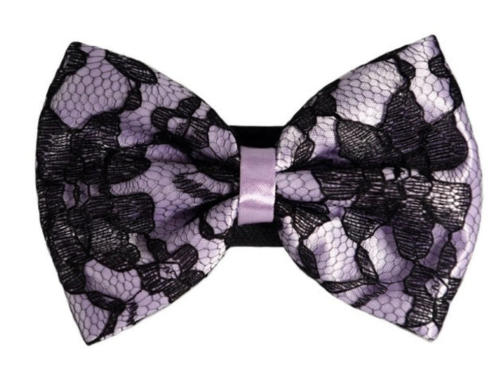 Wedding Satin Bow Tie with Velcro Fastener for Dogs - Pets Ribbons 4