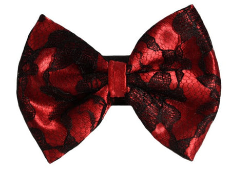 Wedding Satin Bow Tie with Velcro Fastener for Dogs - Pets Ribbons 6