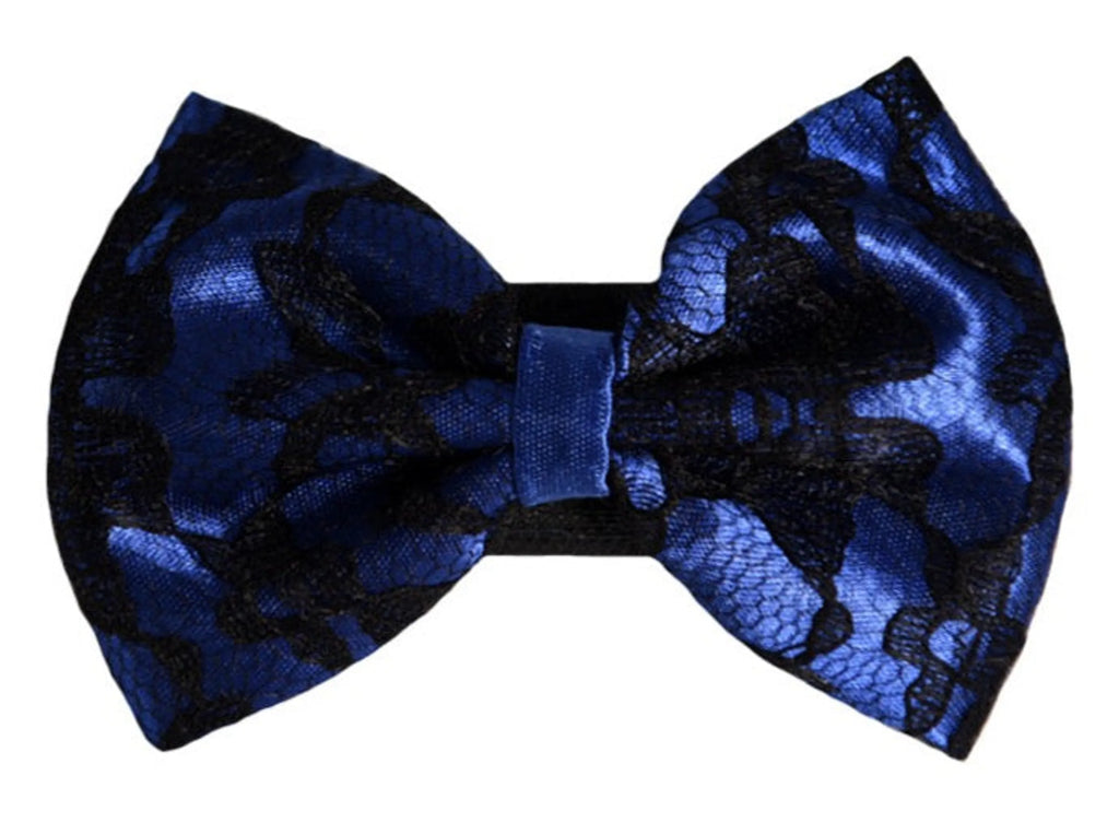 Wedding Satin Bow Tie with Velcro Fastener for Dogs - Pets Ribbons 7