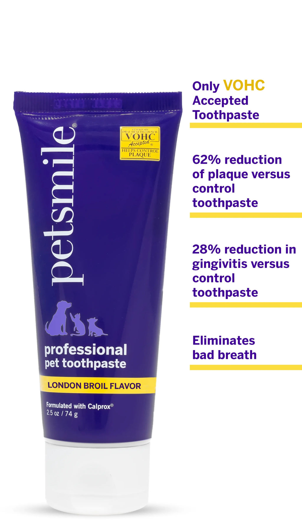 Vet Approved Dog Toothpaste - Petsmile benefits