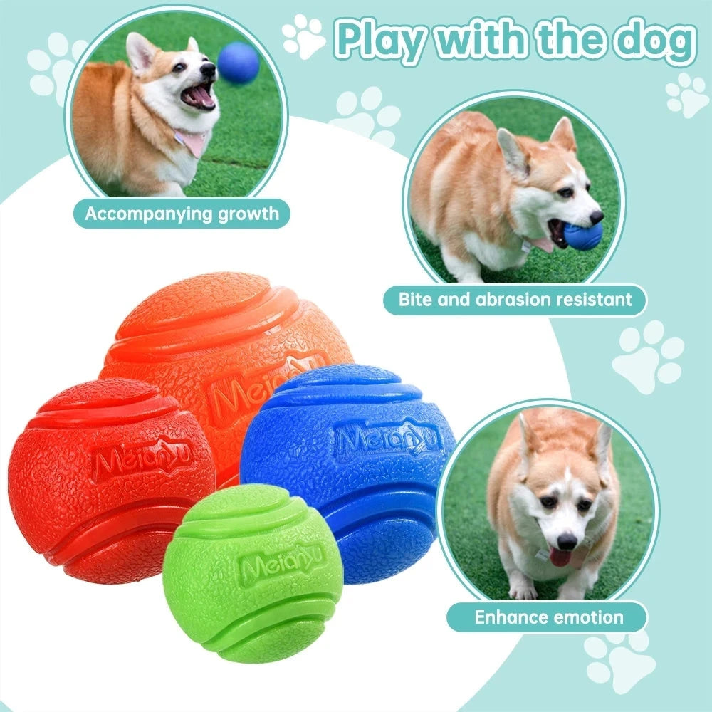 Durable Bouncy Dog Ball - Chew-Resistant Rubber for Outdoor Play & Training - Dog Store Online