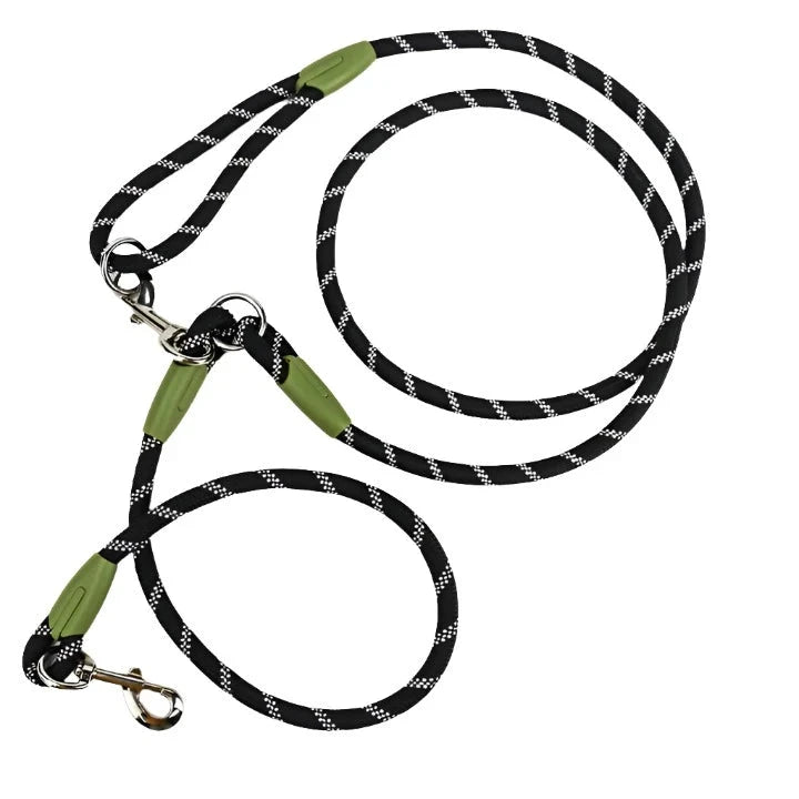 Reflective Nylon Hands-Free Dog Leash – Perfect for Running & Walking All Size Dogs - Dog Store Online