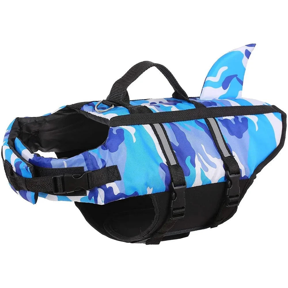 Shark Style Dog Life Jacket - Premium Safety & Fun for Your Pup BLUE / XS - Dog Store Online