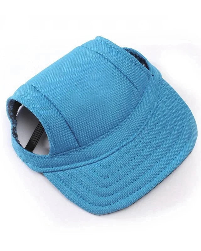 Stylish Canvas Dog Baseball Cap - Perfect for Small Dogs, Outdoor Adventures & Summer Fun BLUE / M - Dog Store Online