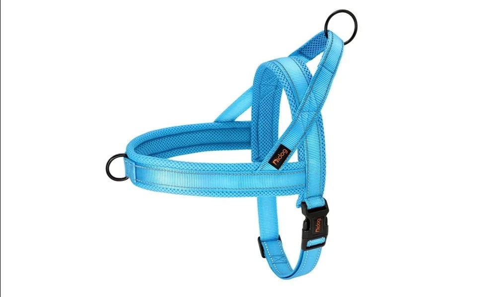 Ultimate No-Pull Nylon Dog Harness - Soft Padded Vest for Small to Large Dogs 044 Blue / S - Dog Store Online