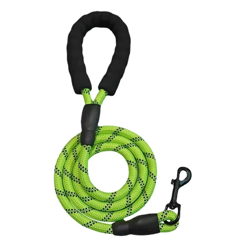 Ultimate Strength Reflective Dog Leash – Durable & Secure for All Sizes Green / 0.6cm 1.5M - Dog Store Online