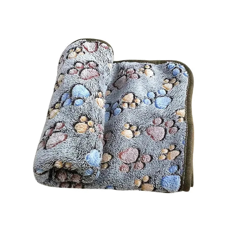 Soft & Fluffy Cartoon Pet Blanket - Warm, Comfortable, and High Quality Grey / M - 76x52cm - Dog Store Online