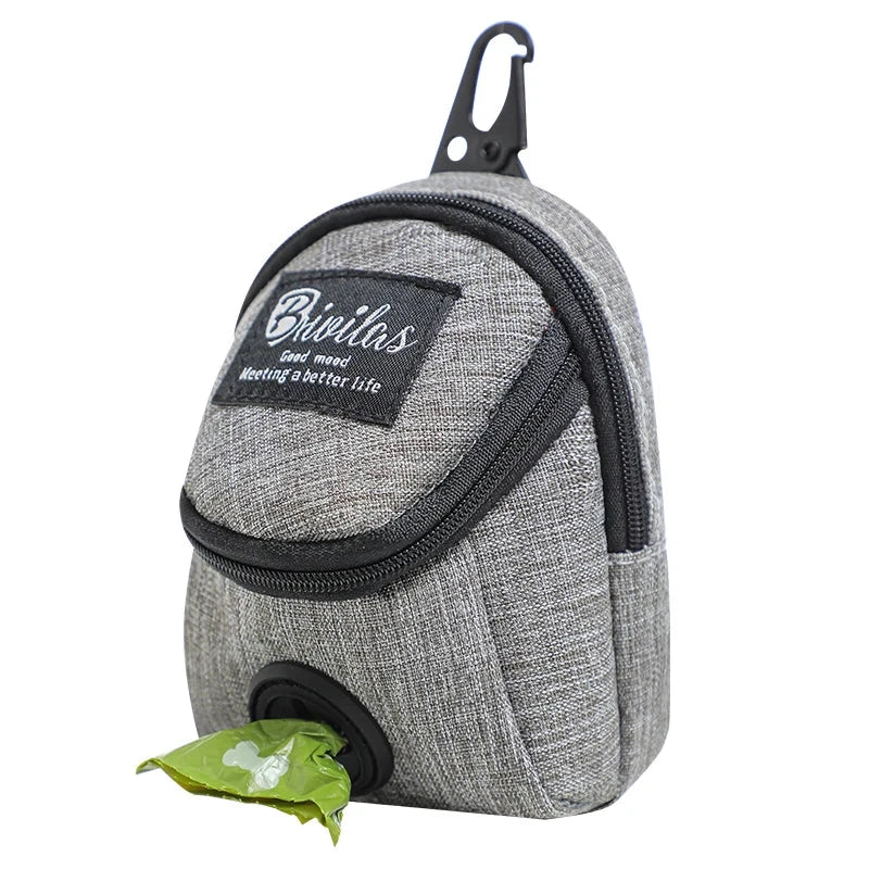 Ultimate Dog Treat & Poop Bag Dispenser: Durable Multifunctional Training and Travel Pouch for Outdoor Adventures GRAY - Dog Store Online