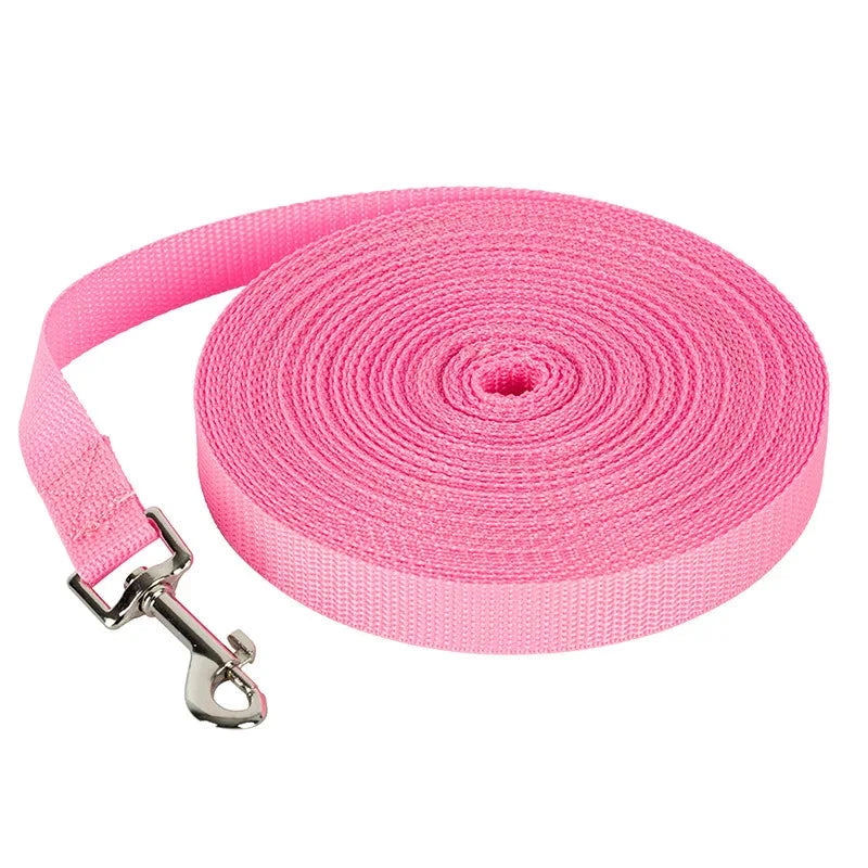 Ultimate Nylon Dog Training Leash - Durable, Versatile, and Comfortable for All Sizes PINK / 6M - Dog Store Online