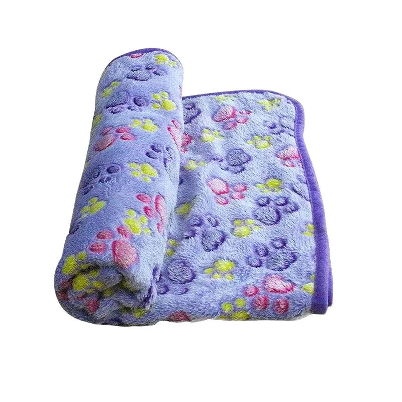 Soft & Fluffy Cartoon Pet Blanket - Warm, Comfortable, and High Quality PURPLE / L - 104x76cm - Dog Store Online