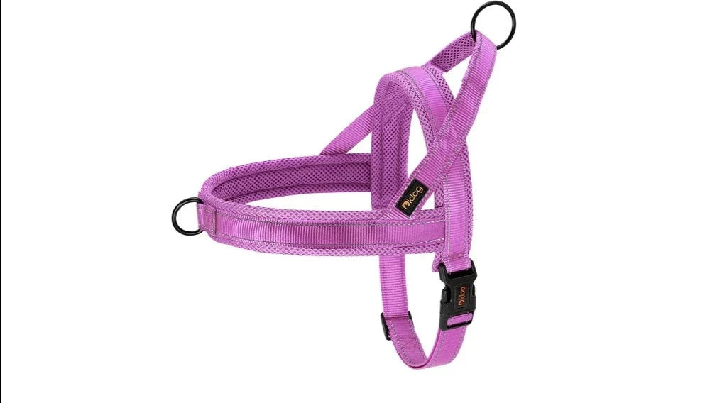 Ultimate No-Pull Nylon Dog Harness - Soft Padded Vest for Small to Large Dogs 049 Purple / S - Dog Store Online