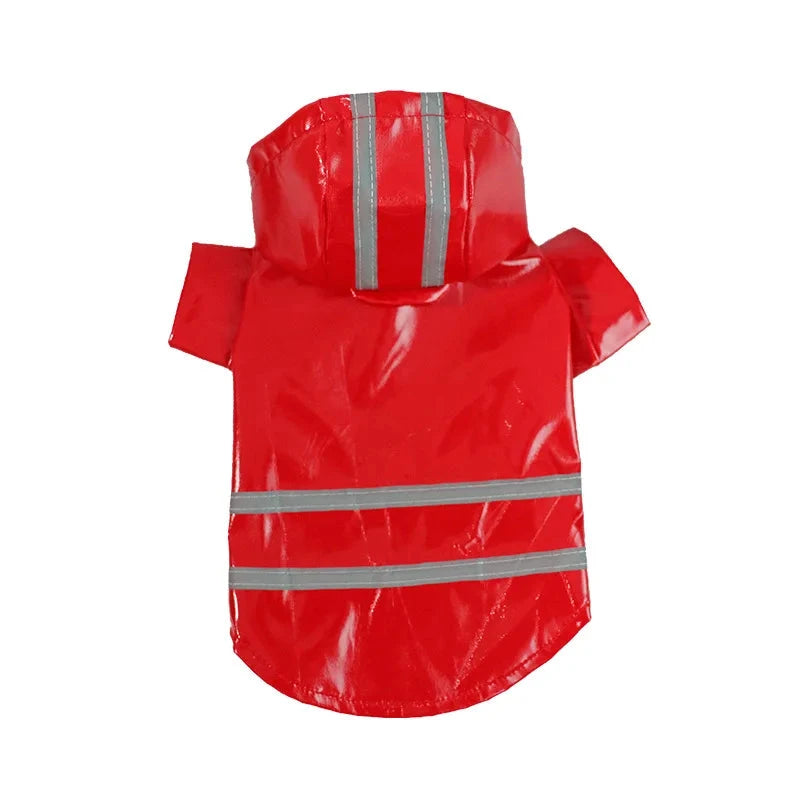 Reflective Waterproof Dog Raincoat: Perfect Poncho for Small Dogs RED / L - Dog Store Online