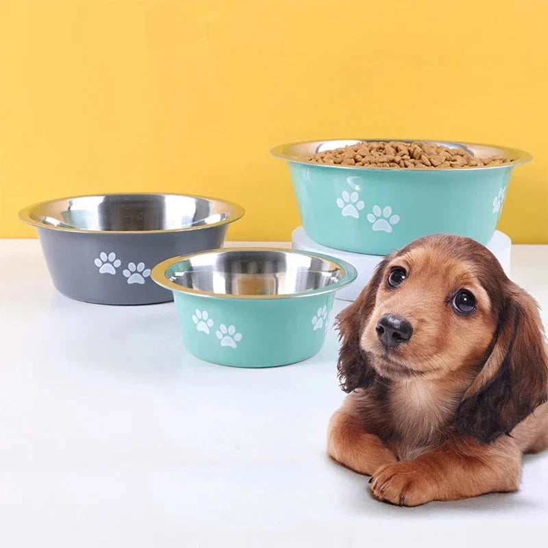 Premium Non-Slip Stainless Steel Dog Bowls - Perfect Feeder and Drinker for Small, Medium, and Large Dogs - Dog Store Online