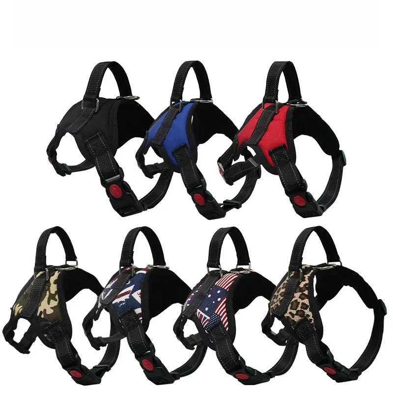 Adjustable Reflective Dog Harness and Leash Set - 10 Fun Colors, 5 Sizes - Safe and Comfortable Walks for All Dogs - Dog Store Online