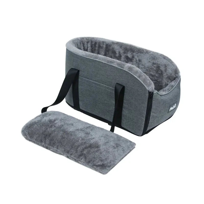 Compact Deluxe Pet Car Seat – Secure & Stylish Travel for Small Dogs - Dog Store Online