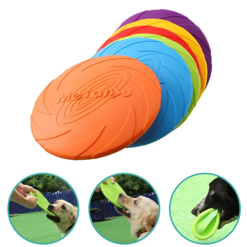 Durable Silicone Dog Flying Disc – Sturdy, Bite-Resistant Outdoor Training Toy - Dog Store Online