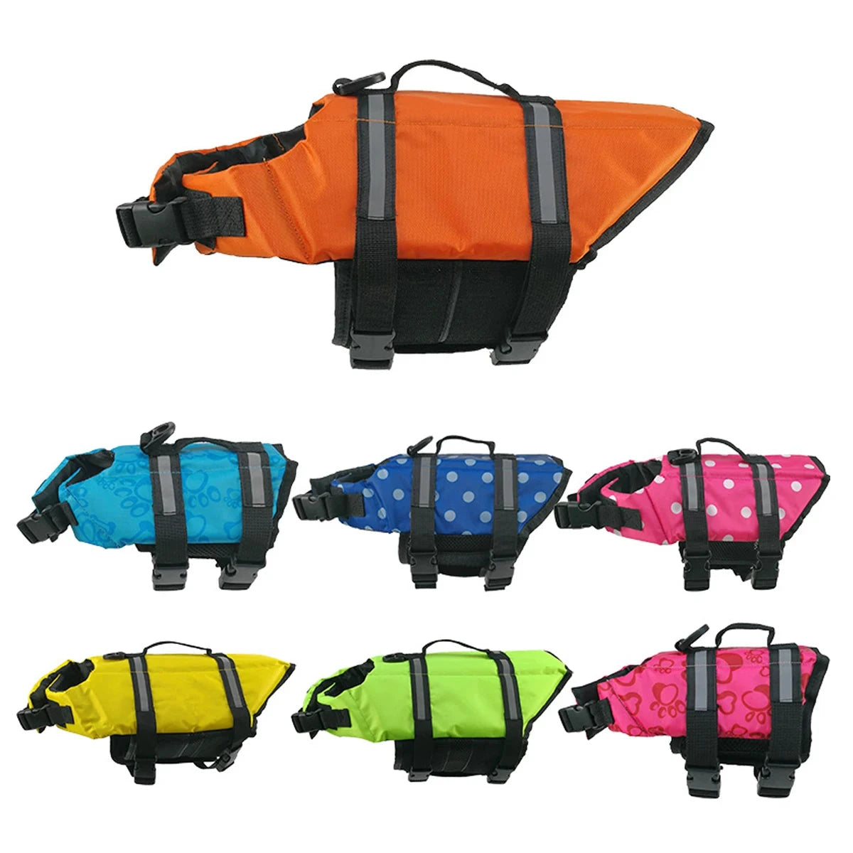 Reflective Adjustable Dog Life Jacket - Enhanced Safety & Buoyancy for Summer Adventures - Dog Store Online