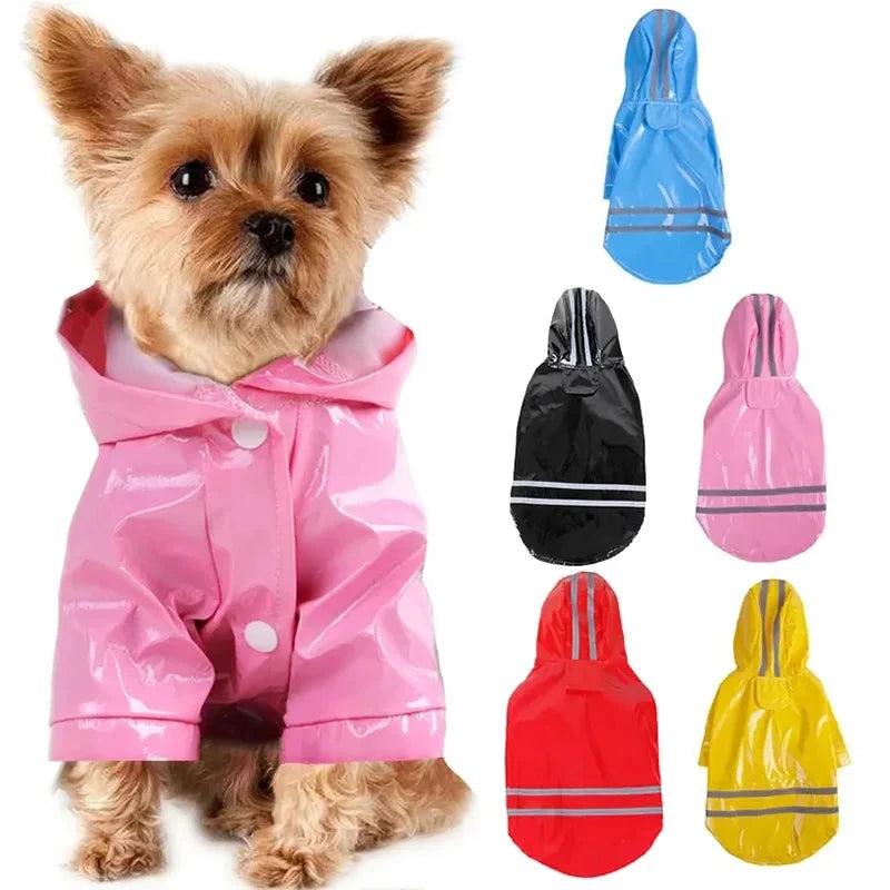 Reflective Waterproof Dog Raincoat: Perfect Poncho for Small Dogs - Dog Store Online