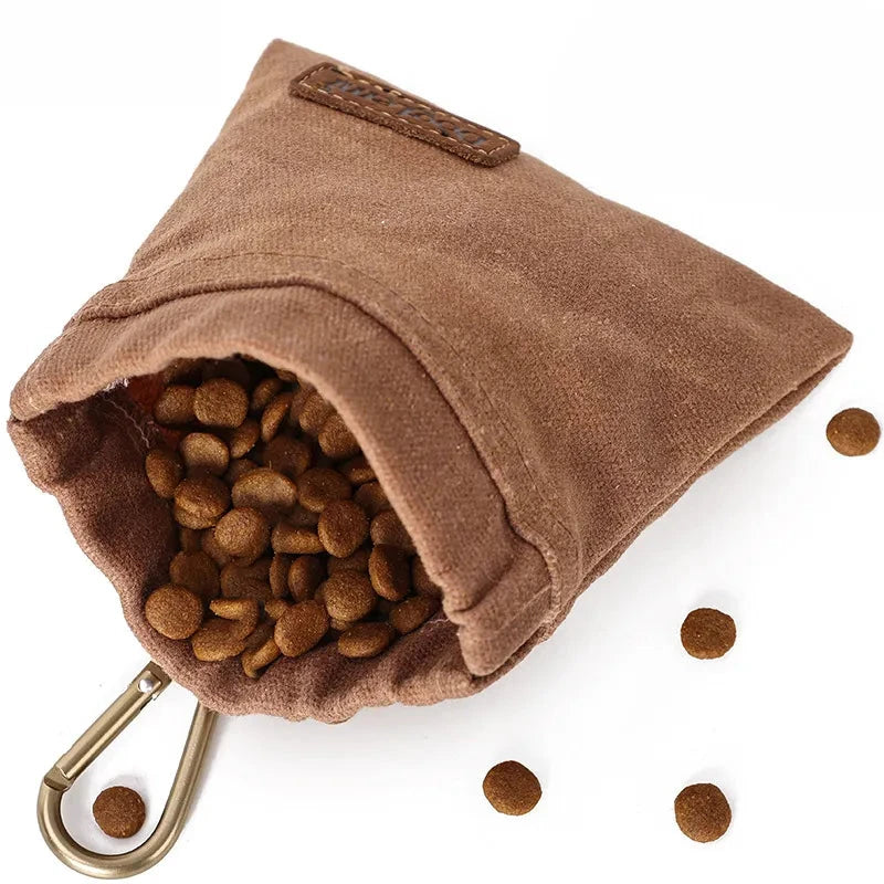 Portable Dog Training Treat Bag - Oil Resistant & Durable Snack Pouch with Secure Buckle - Dog Store Online