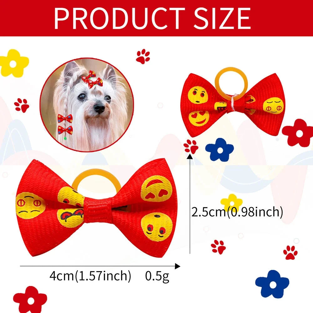 30PCS Adorable Dog Puppy Bows - Perfect Hair Accessories for Small Dogs - Dog Store Online