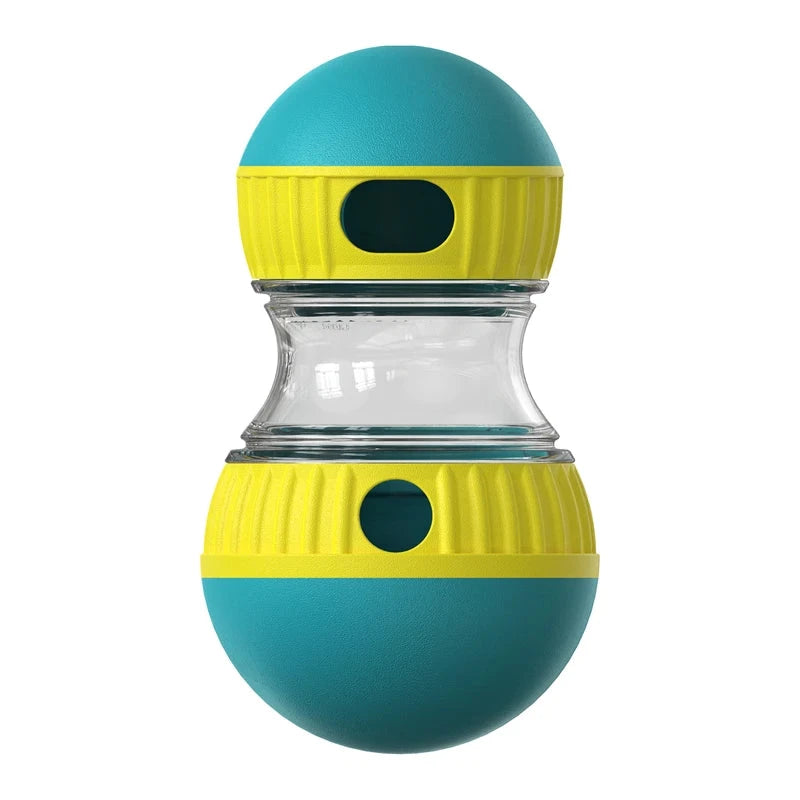 Interactive Elliptical Track Rolling Ball Dog Toy - Durable, Fun, and Habit-Forming TURQUOISE - Dog Store Online